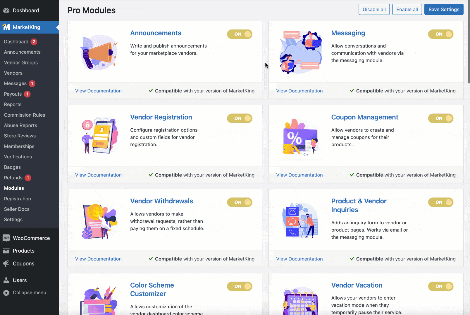 MarketKing - Ultimate Multi Vendor Marketplace Plugin for WooCommerce - Gifoptimized